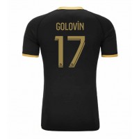 Dres AS Monaco Aleksandr Golovin #17 Preč 2023-24 Krátky Rukáv